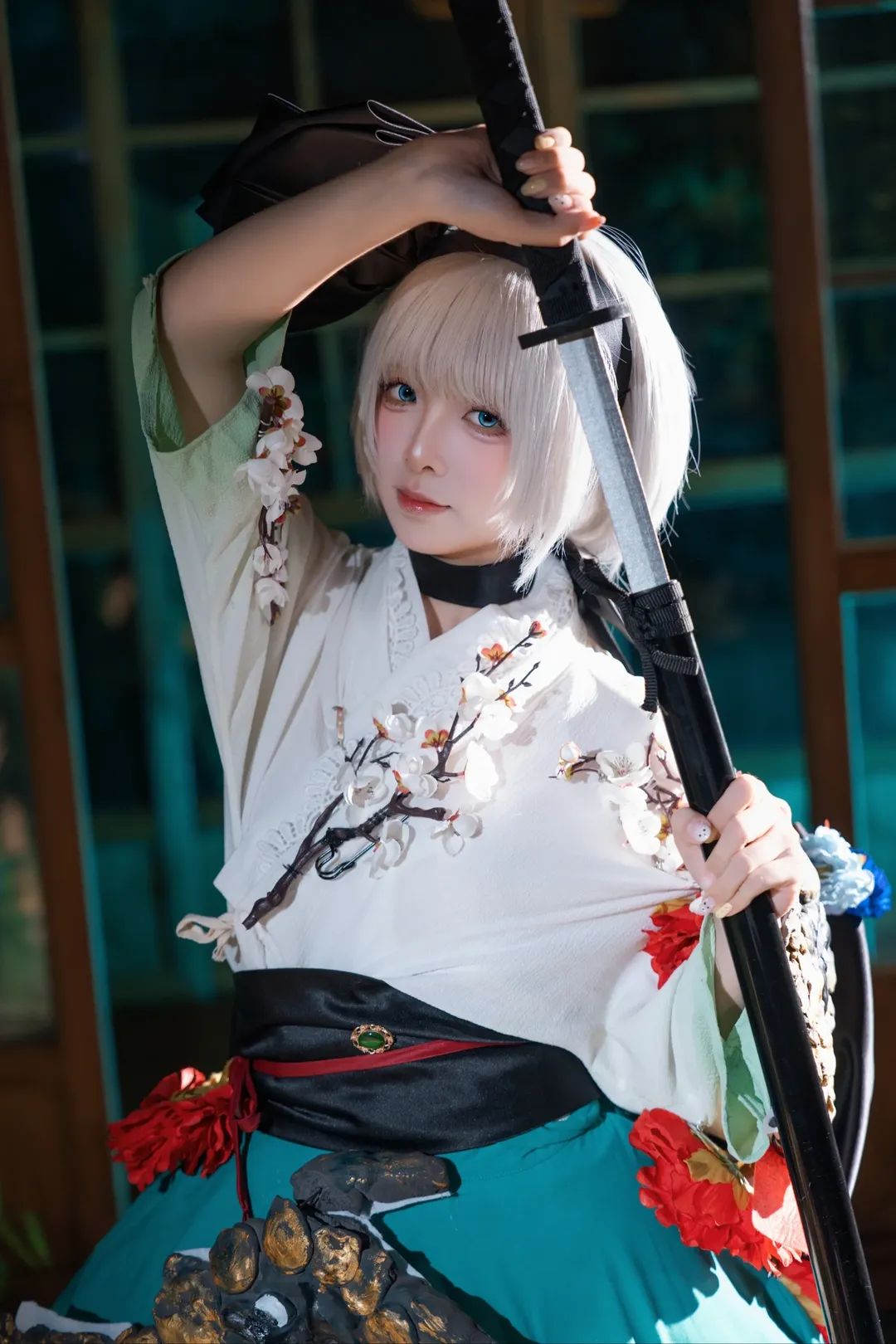 东方Project, 魂魄妖梦cos, 和风cosplay, Coser日常, 日式庭院摄影 - 第2张