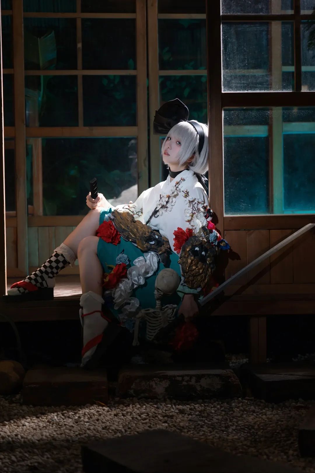 东方Project, 魂魄妖梦cos, 和风cosplay, Coser日常, 日式庭院摄影
