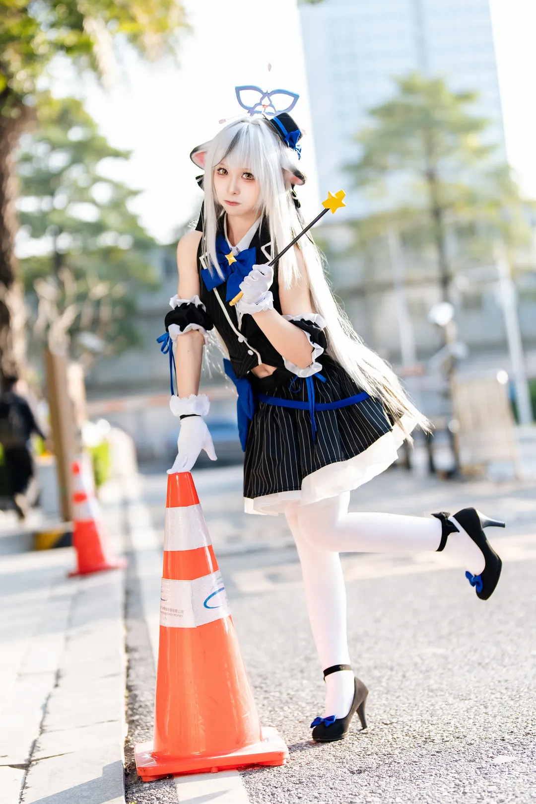 蔚蓝档案, 漫展返图, 萤火虫漫展, cosplay摄影, 春原心奈cos - 第2张