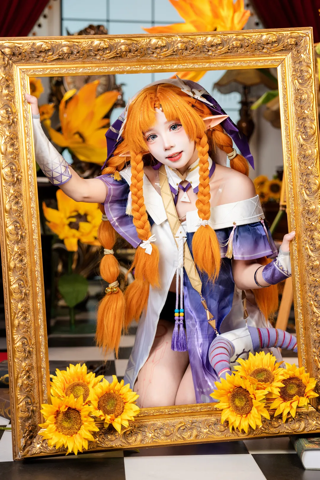 鸣潮, 二次元摄影, 西格莉卡cos, cosplay穿搭, 橙子道具 - 第11张