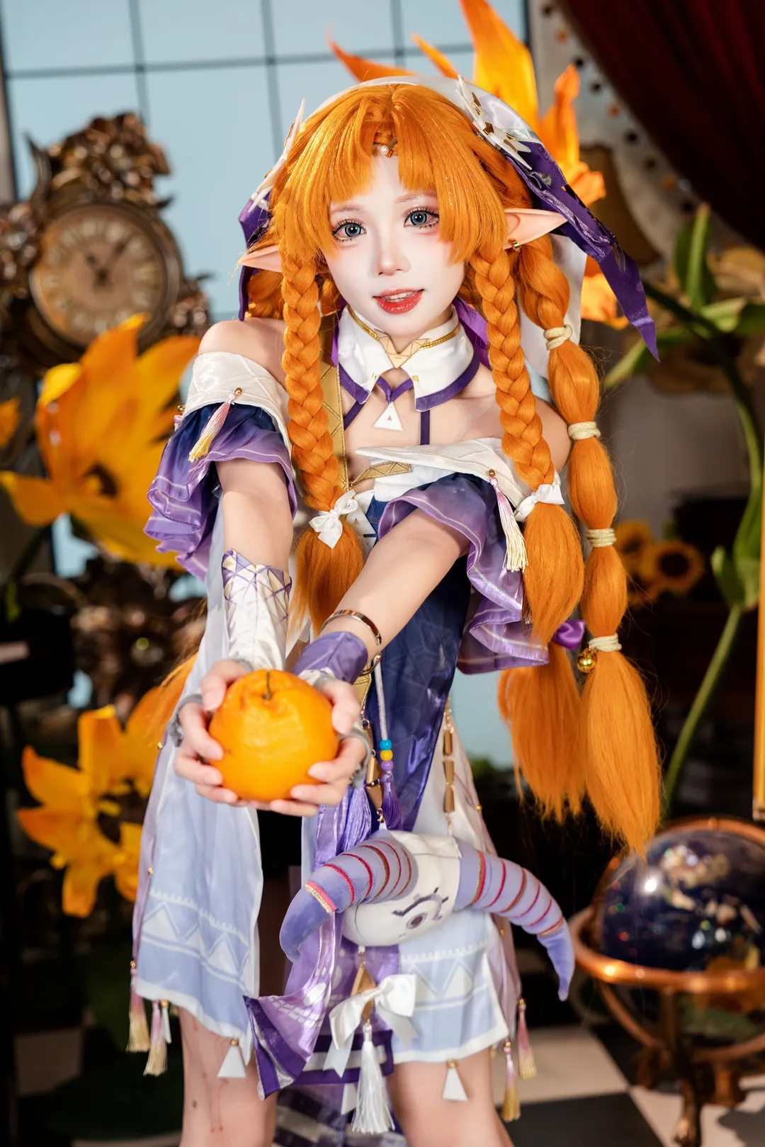 鸣潮, 二次元摄影, 西格莉卡cos, cosplay穿搭, 橙子道具 - 第2张