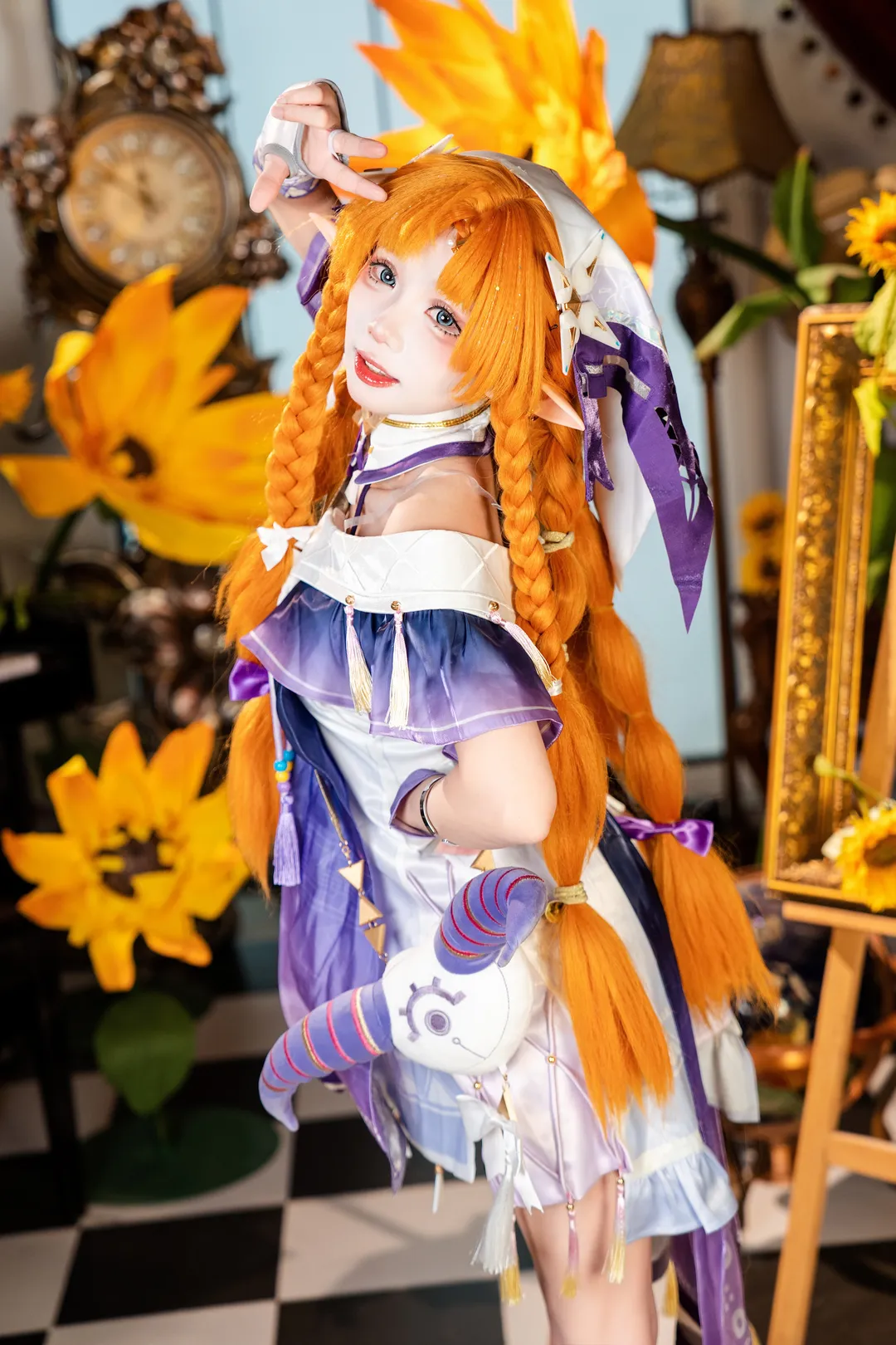 鸣潮, 二次元摄影, 西格莉卡cos, cosplay穿搭, 橙子道具 - 第3张