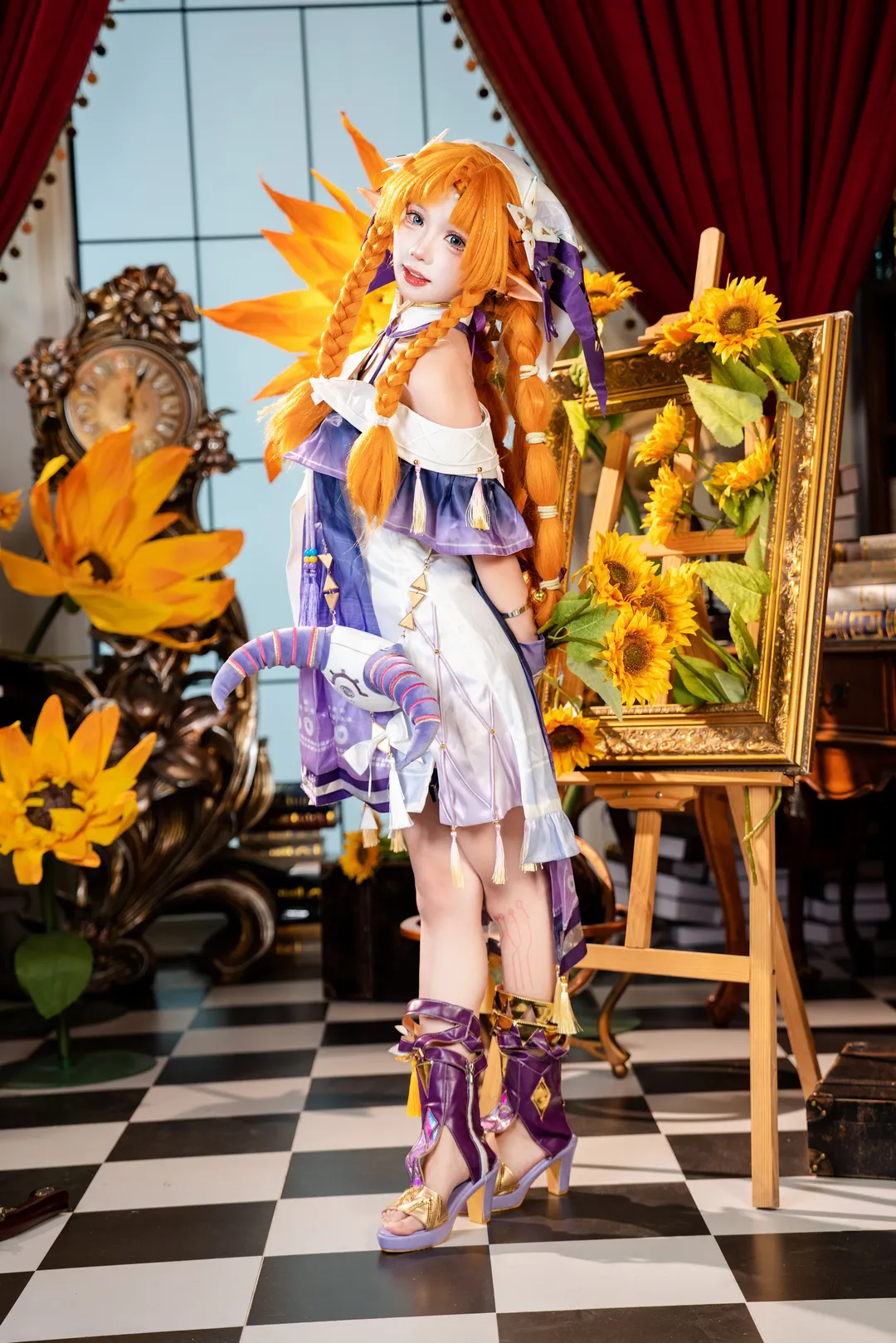 鸣潮, 二次元摄影, 西格莉卡cos, cosplay穿搭, 橙子道具 - 第9张