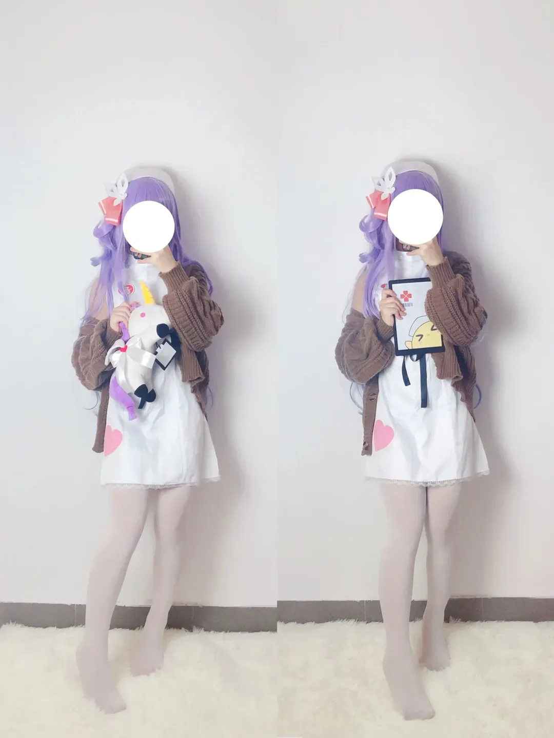 アズールレーン, 二次元コスプレ, ユニコーン コスプレ, 白ニーソコーデ, ナースコスプレ - 2枚目