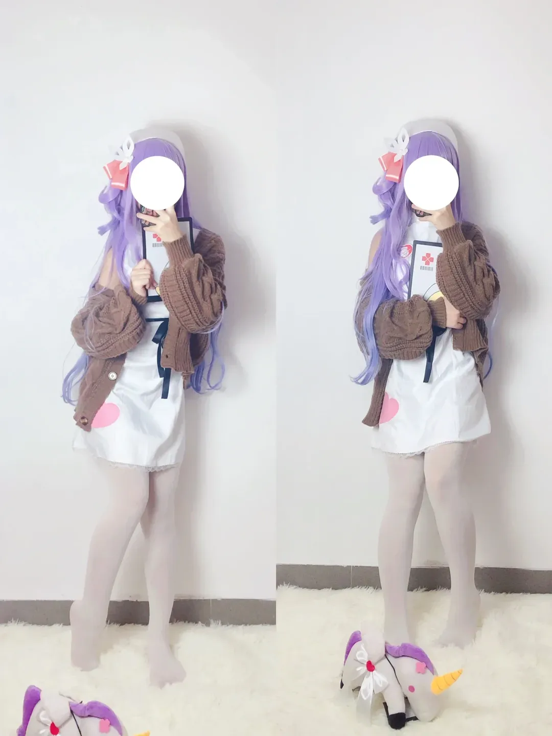 アズールレーン, 二次元コスプレ, ユニコーン コスプレ, 白ニーソコーデ, ナースコスプレ - 3枚目