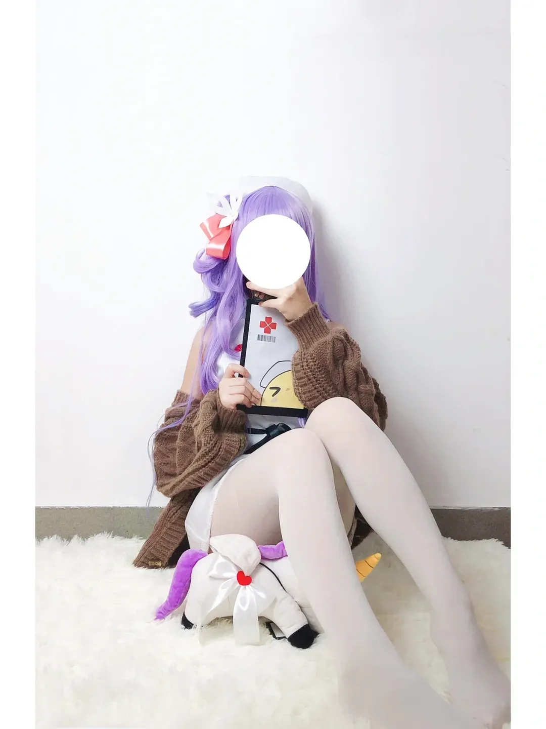 碧蓝航线, 二次元cos, 独角兽cos, 白丝穿搭, 小护士cosplay