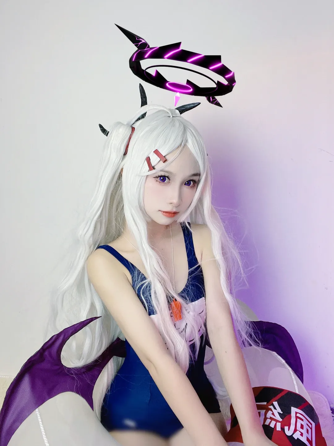 二次元, cosplay, 碧蓝档案, 空崎日奈cos, 泳装cos - 第4张