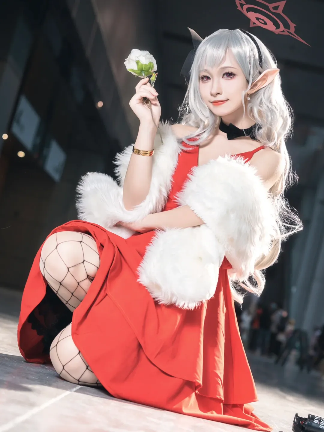 ブルーアーカイブ, ホタルACGエキスポ, 広州アニメ展, 浅黄ムツキコスプレ, 礼服コスプレ - 1枚目