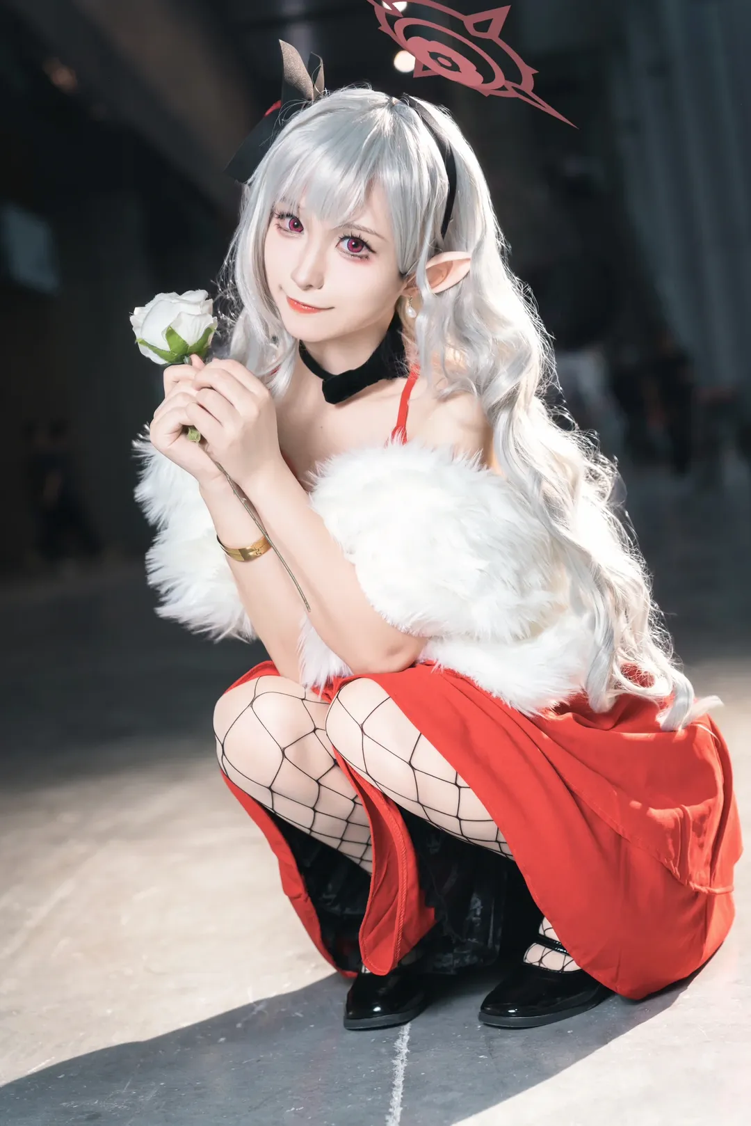ブルーアーカイブ, ホタルACGエキスポ, 広州アニメ展, 浅黄ムツキコスプレ, 礼服コスプレ - 2枚目