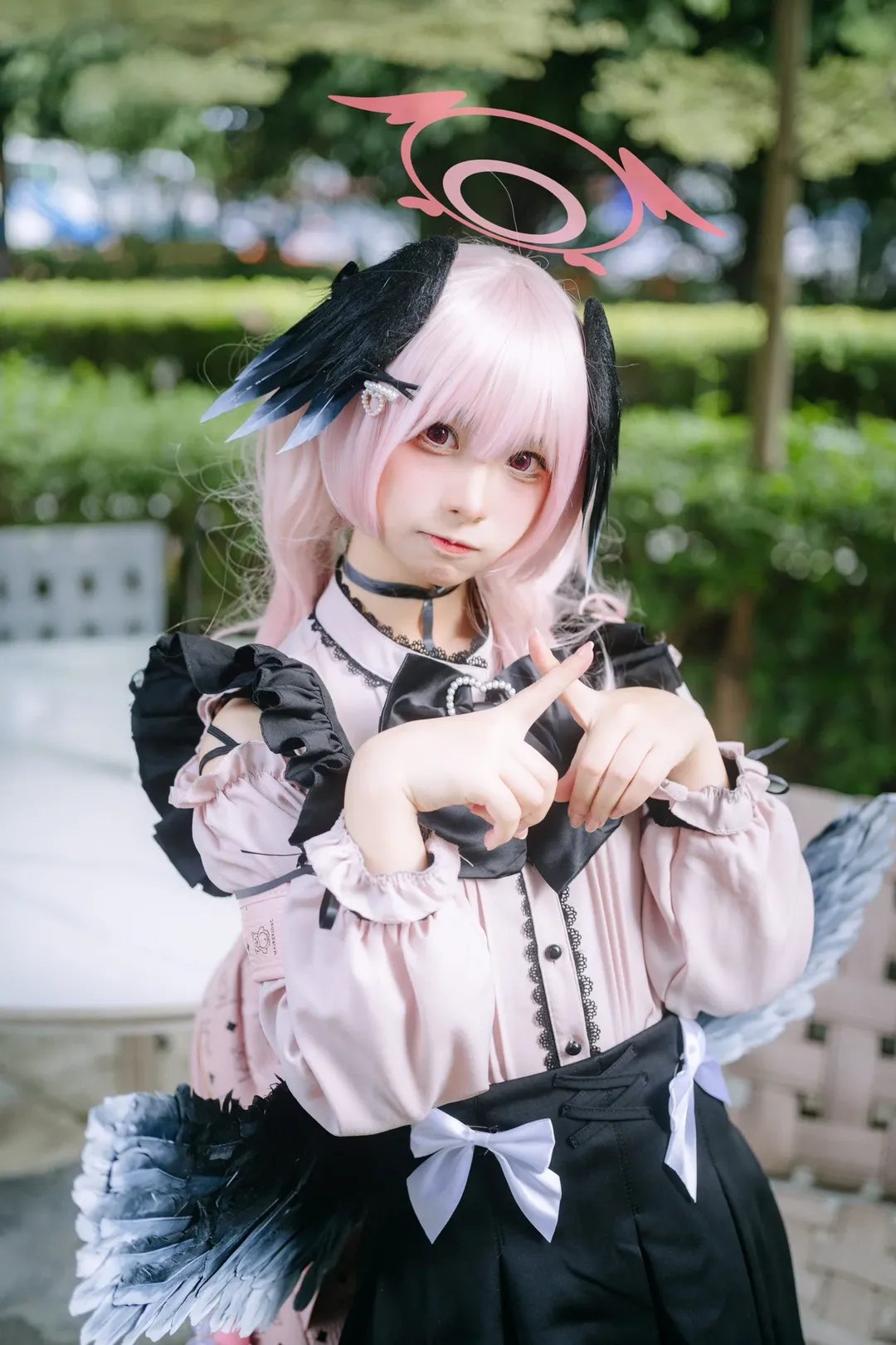 蔚蓝档案, 下江小春cos, cosplay摄影, 广州萤火虫漫展, 地雷系穿搭 - 第4张