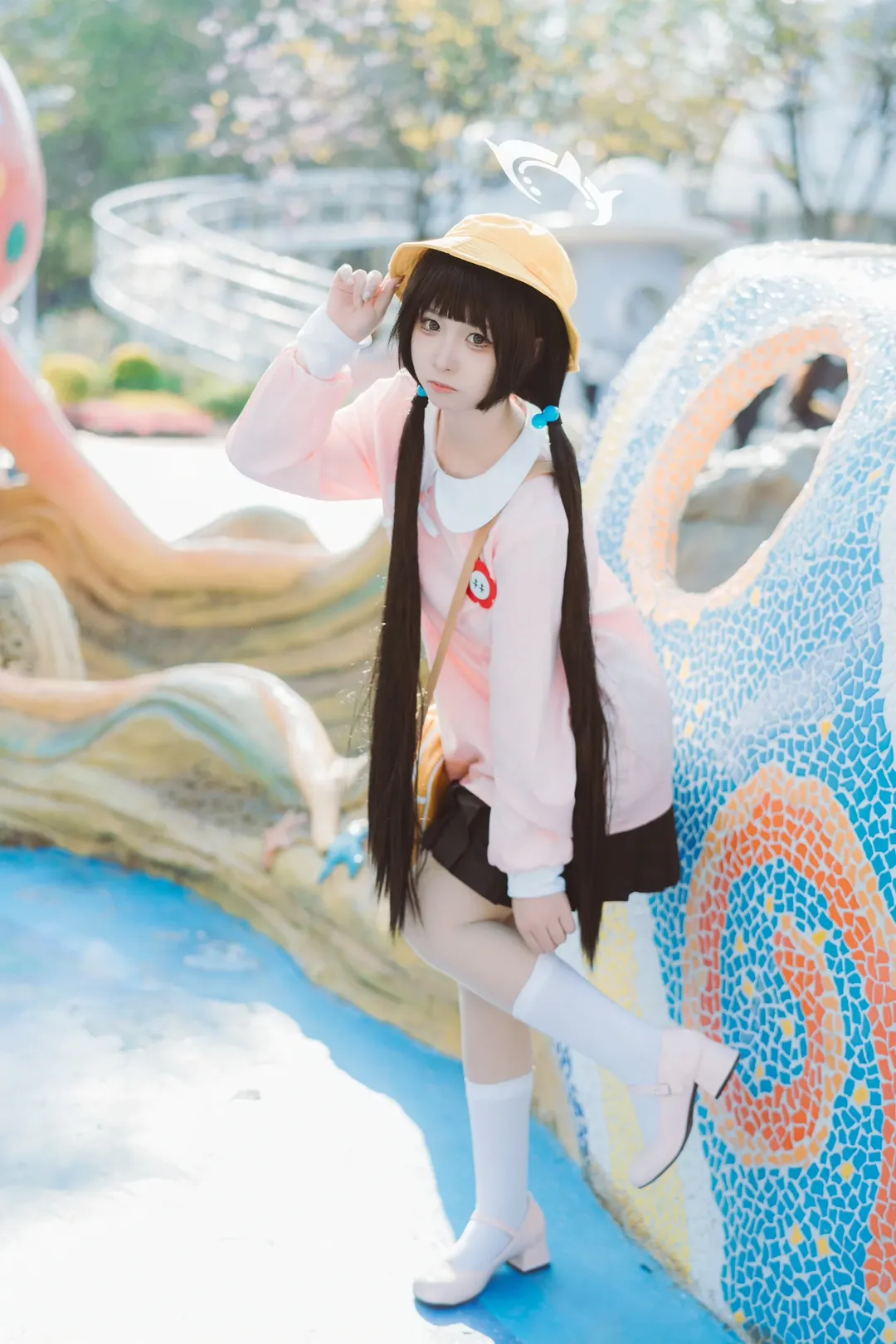 cosplay, 蔚蓝档案, 妃咲cos, 六一儿童节, 幼稚园jk - 第1张