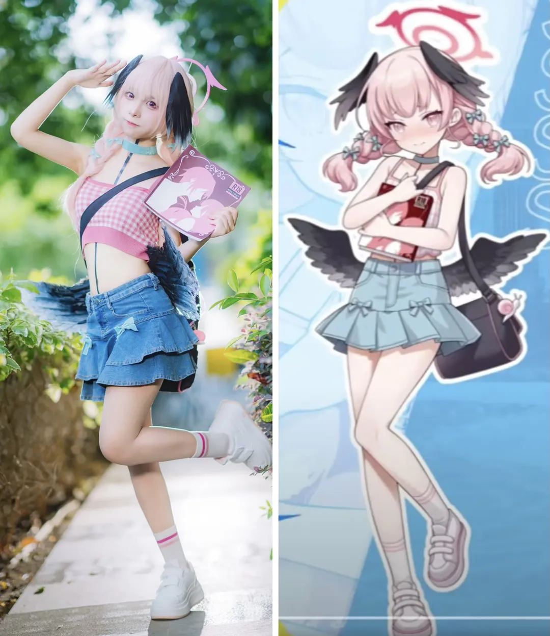 蔚蓝档案, 夏日穿搭, 下江小春cos, 甜妹, cosplay摄影 - 第1张