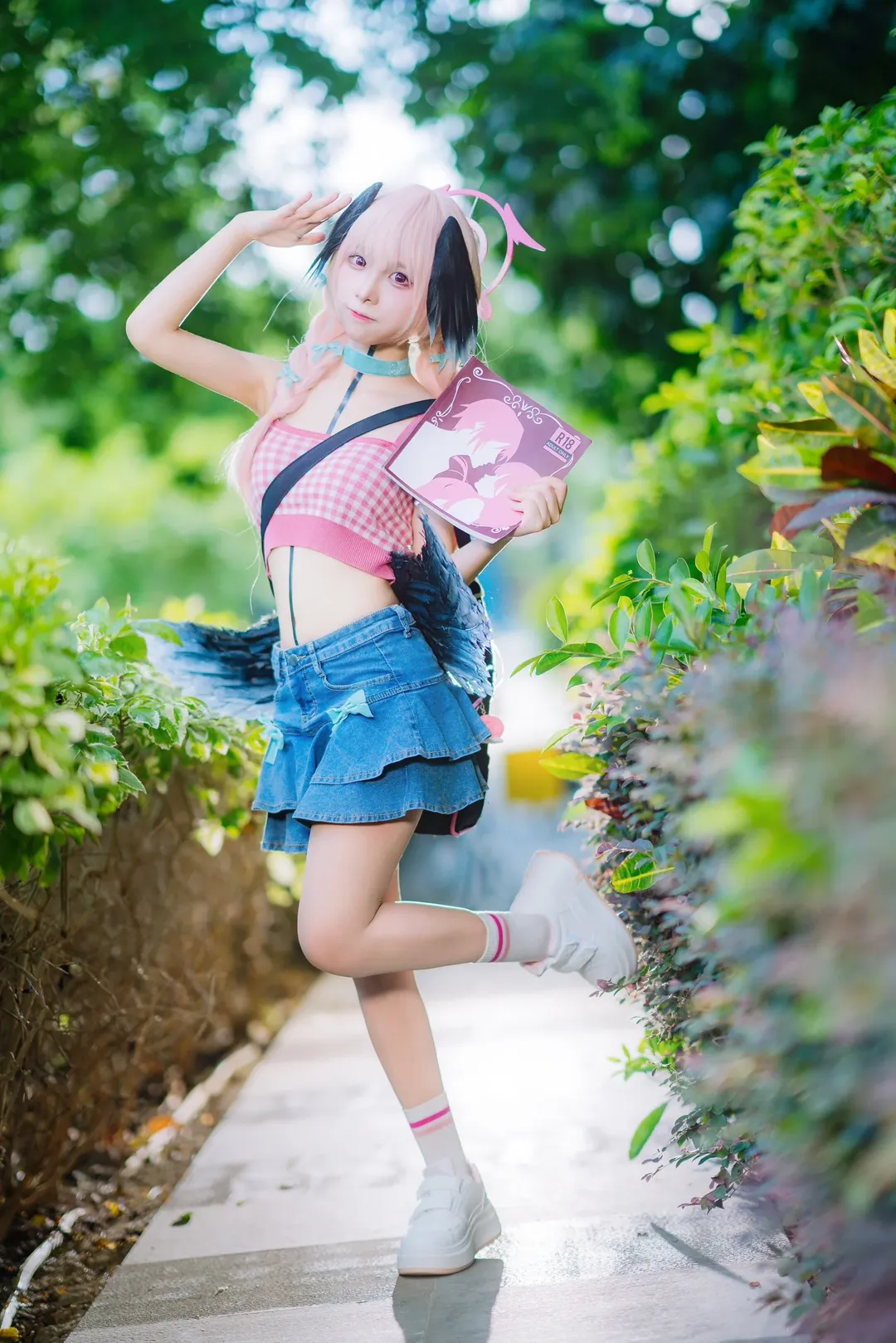 蔚蓝档案, 夏日穿搭, 下江小春cos, 甜妹, cosplay摄影 - 第2张