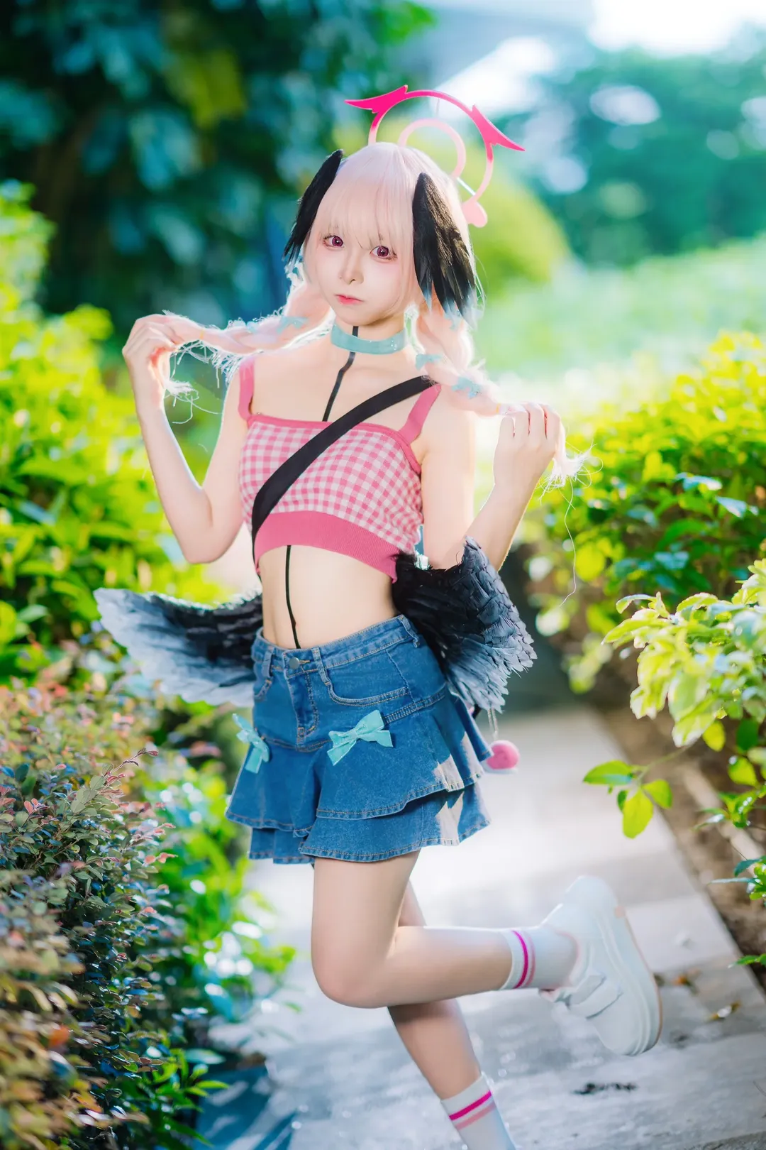 蔚蓝档案, 夏日穿搭, 下江小春cos, 甜妹, cosplay摄影