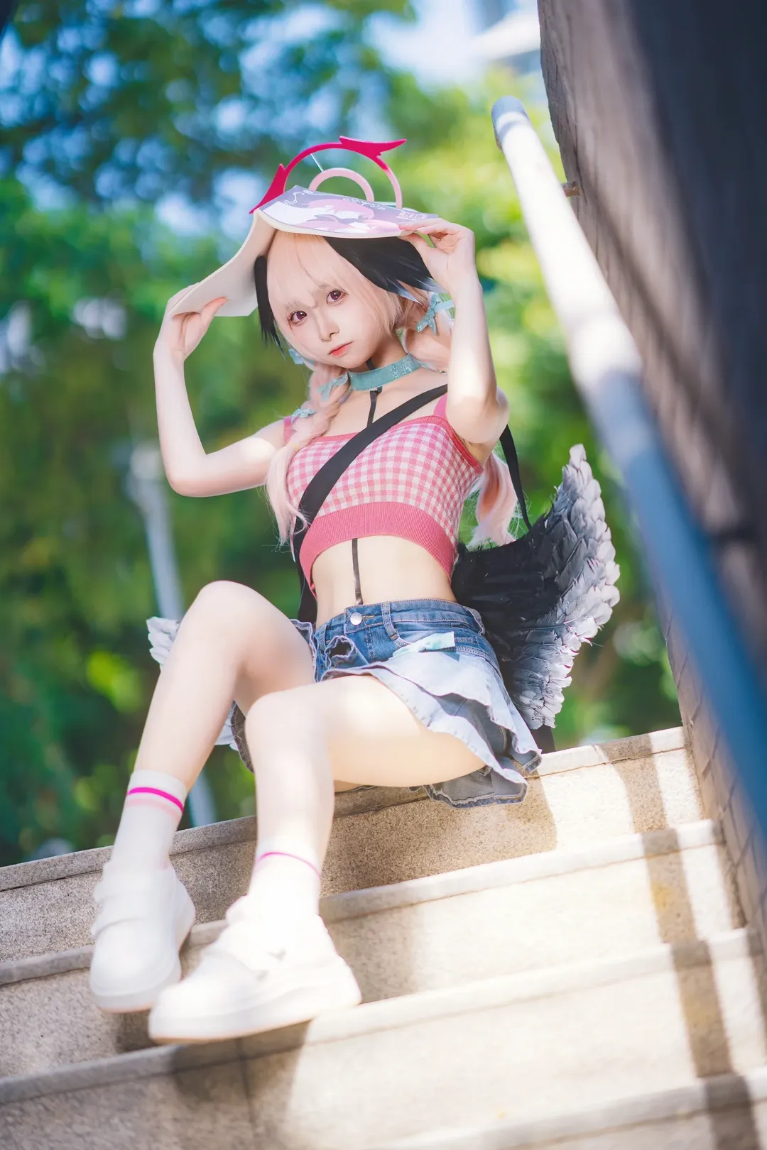 蔚蓝档案, 夏日穿搭, 下江小春cos, 甜妹, cosplay摄影 - 第4张