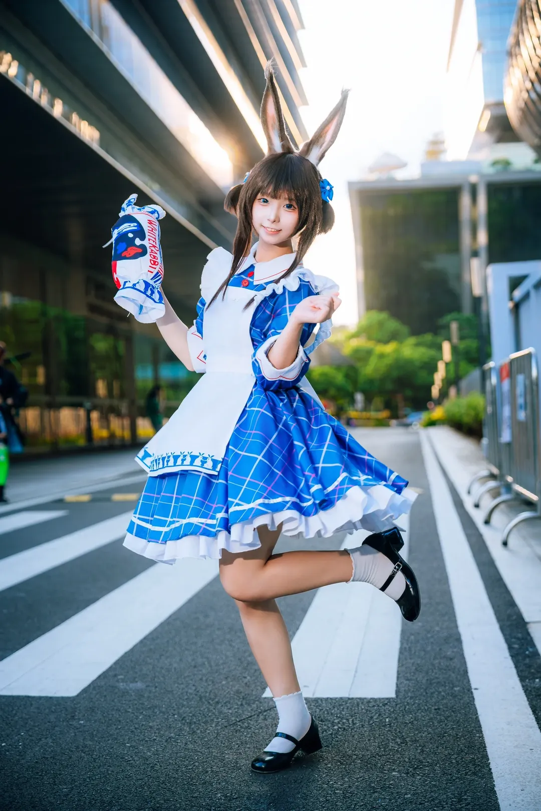 明日方舟, 阿米娅cos, cosplay摄影, 漫展外景, 大白兔奶糖联动 - 第5张