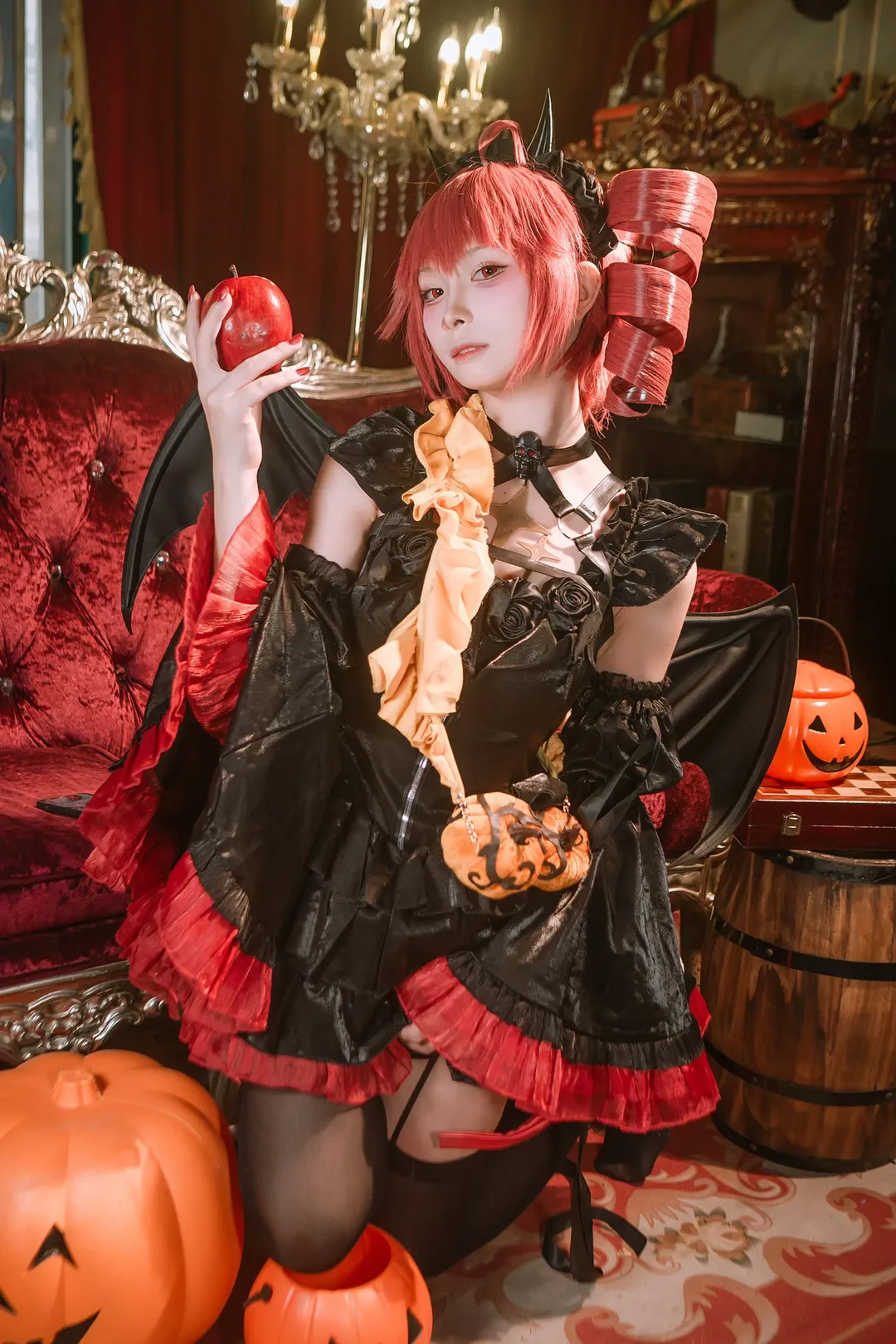 小恶魔cos, 哥特洛丽塔, 重音teto cos, 万圣节穿搭, 拍照姿势参考 - 第3张