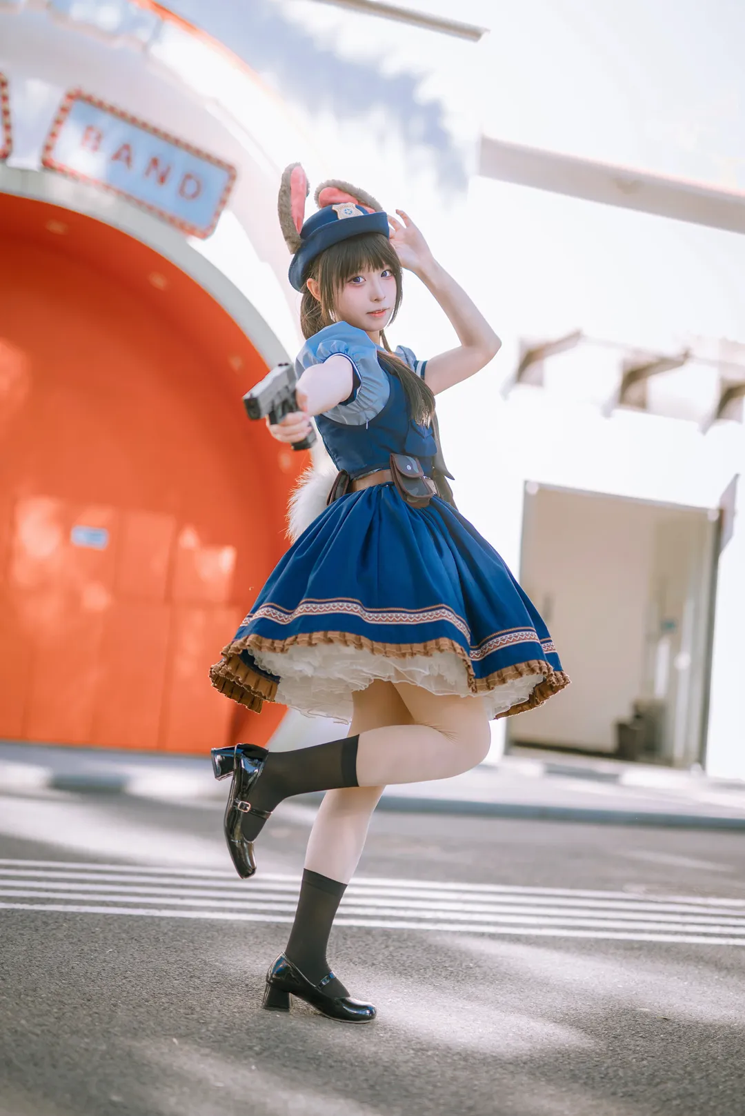 広州での写真撮影, コスプレコーディネート, ジュディ コスプレ, ズートピア, ウサギの警察官