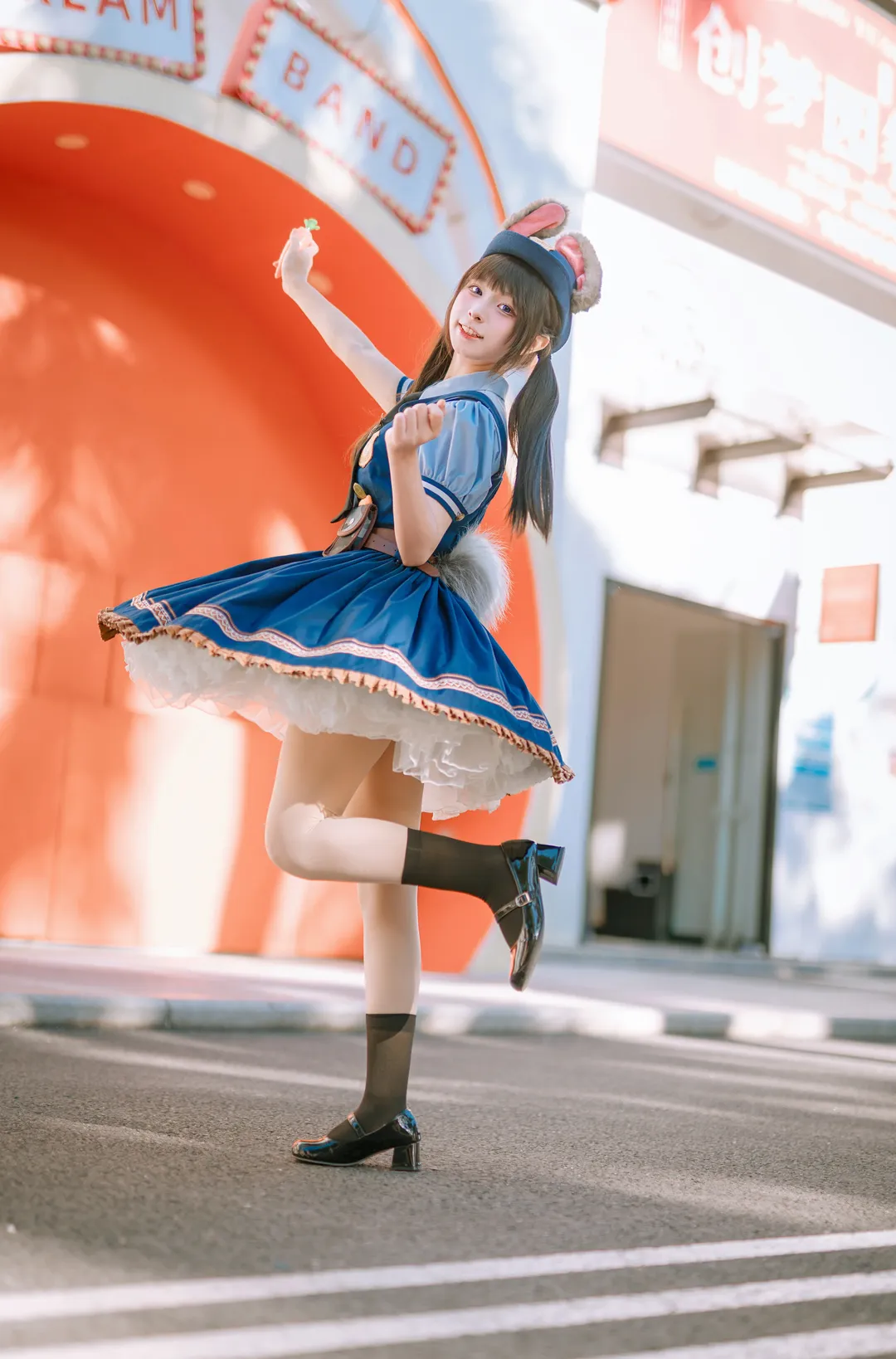 広州での写真撮影, コスプレコーディネート, ジュディ コスプレ, ズートピア, ウサギの警察官 - 3枚目