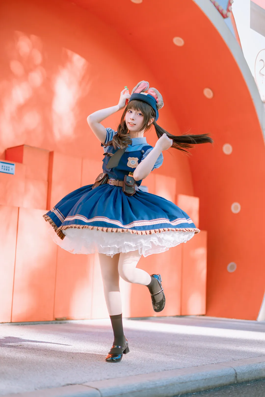 広州での写真撮影, コスプレコーディネート, ジュディ コスプレ, ズートピア, ウサギの警察官