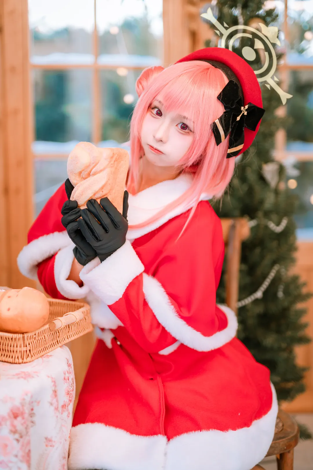 ブルーアーカイブ, 二次元コスプレ, クリスマス コスプレ, 鷲見セリナ コスプレ, 広州ロケーション撮影 - 2枚目