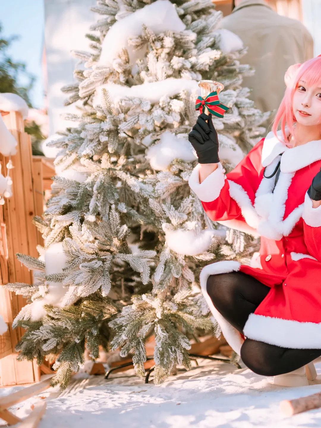 ブルーアーカイブ, 二次元コスプレ, クリスマス コスプレ, 鷲見セリナ コスプレ, 広州ロケーション撮影 - 3枚目
