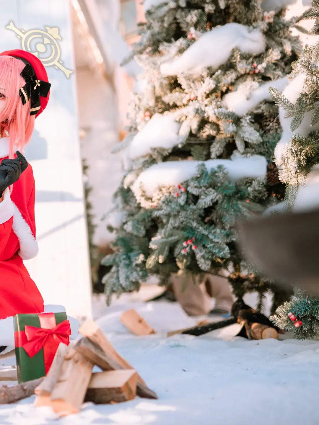 ブルーアーカイブ, 二次元コスプレ, クリスマス コスプレ, 鷲見セリナ コスプレ, 広州ロケーション撮影 - 4枚目