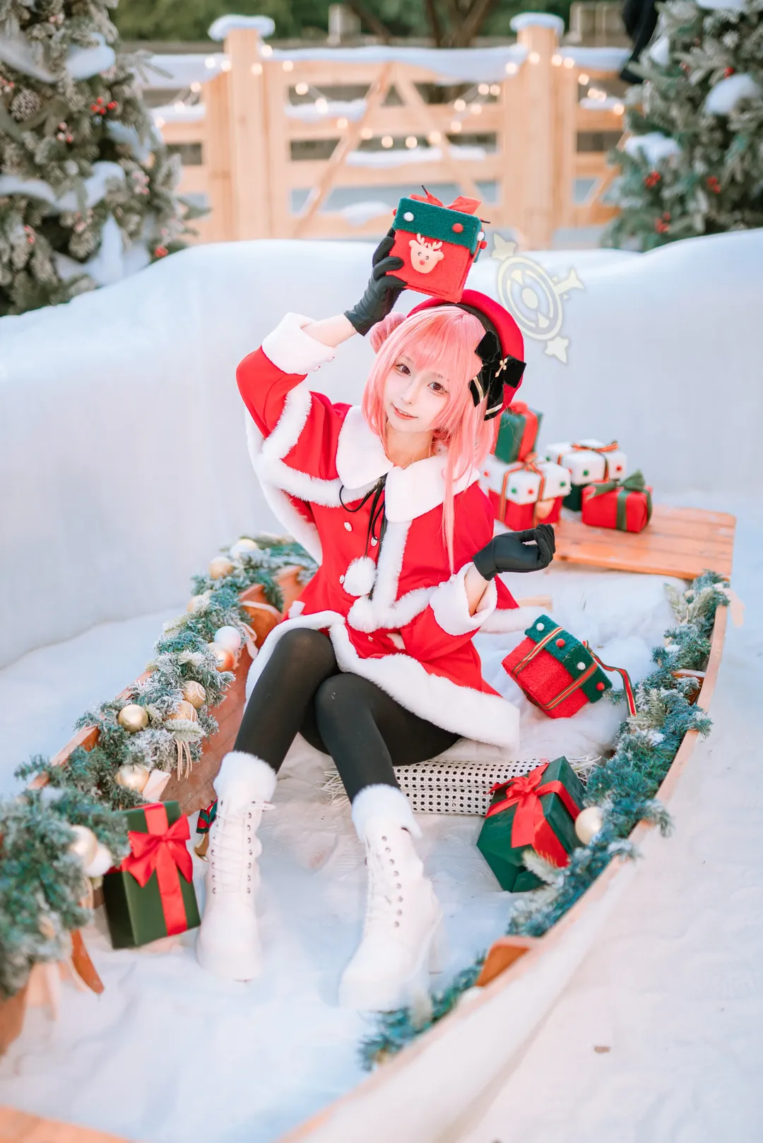 ブルーアーカイブ, 二次元コスプレ, クリスマス コスプレ, 鷲見セリナ コスプレ, 広州ロケーション撮影 - 6枚目