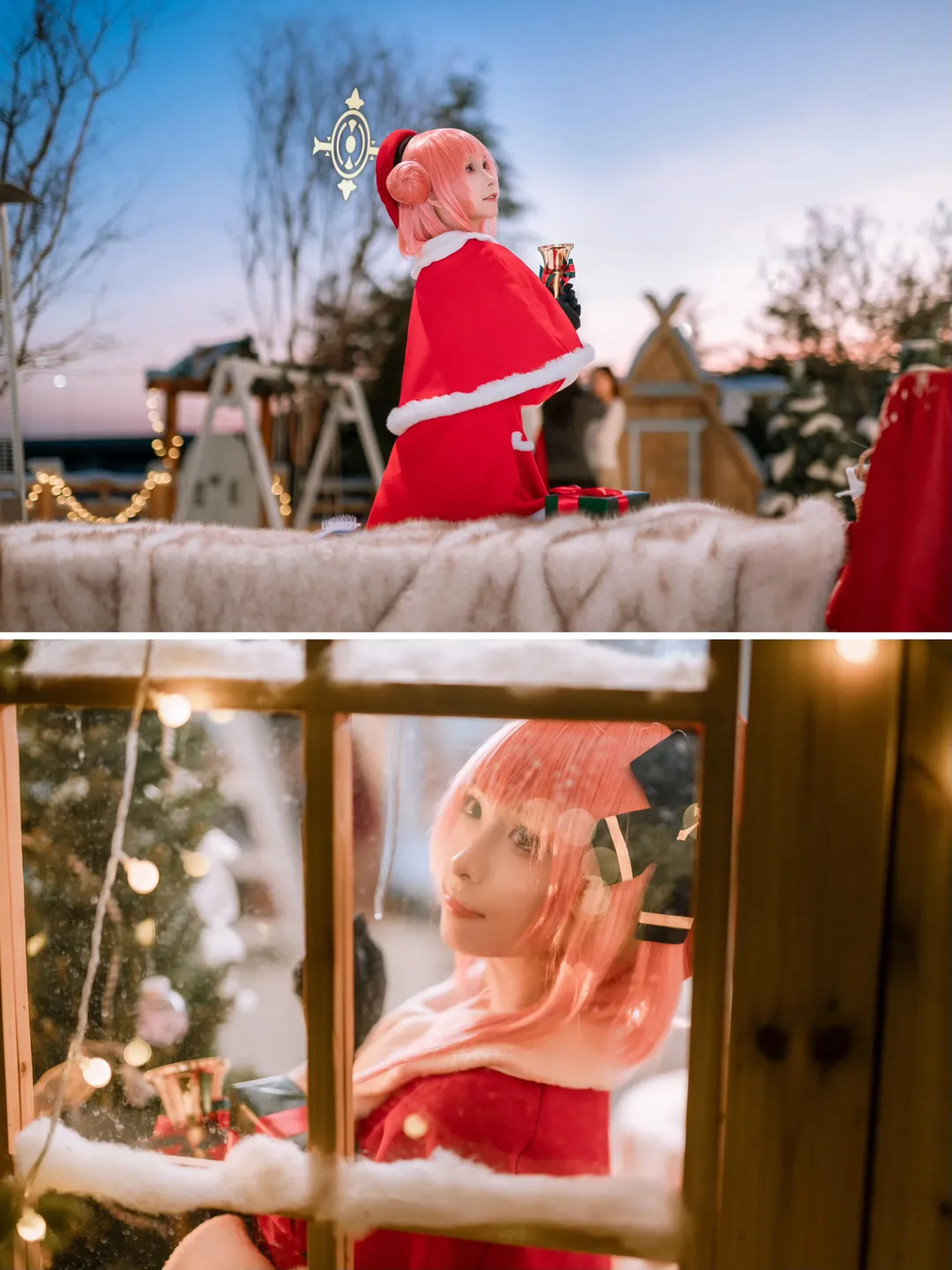 蔚蓝档案, 蓝调时刻, 广州拍照, 圣诞节cosplay, 鹫见芹娜cos - 第5张