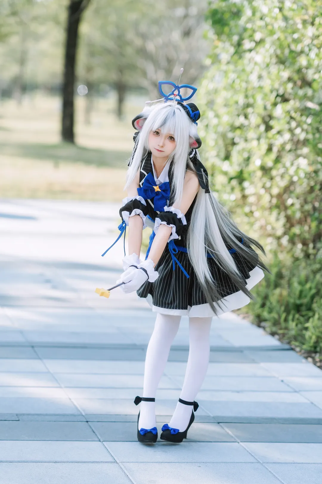 Blue Archive, Firefly ACG Expo, White stockings, Anime-style fashion, Sunohara Kokona cosplay - Image 1