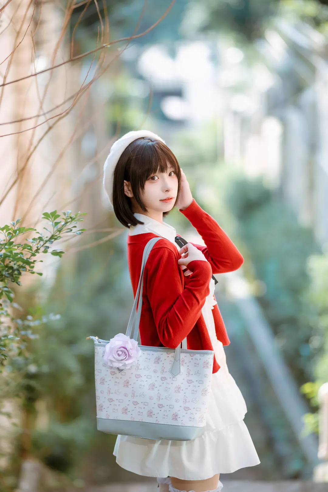 加藤惠cos, 路人女主的养成方法, 户外人像, 日系写真, 甜妹穿搭 - 第1张