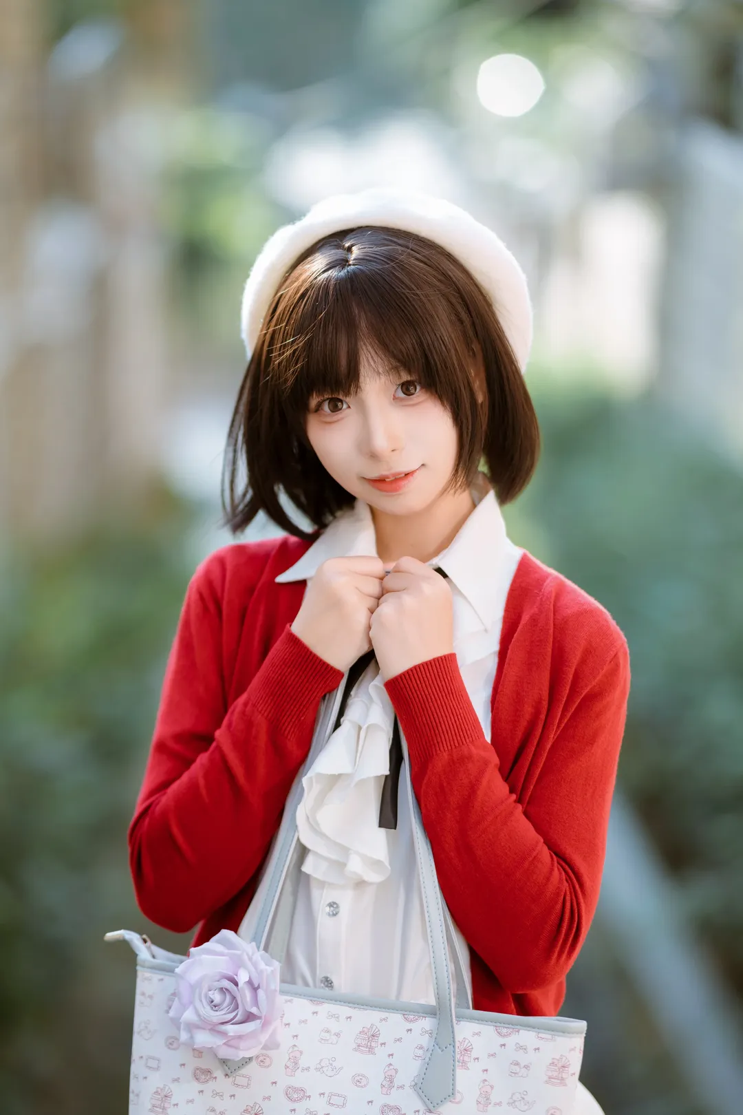 加藤惠cos, 路人女主的养成方法, 户外人像, 日系写真, 甜妹穿搭 - 第2张