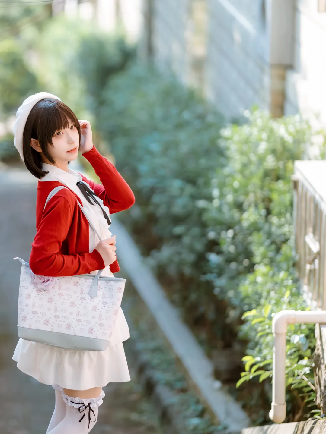 加藤惠cos, 路人女主的养成方法, 户外人像, 日系写真, 甜妹穿搭 - 第4张