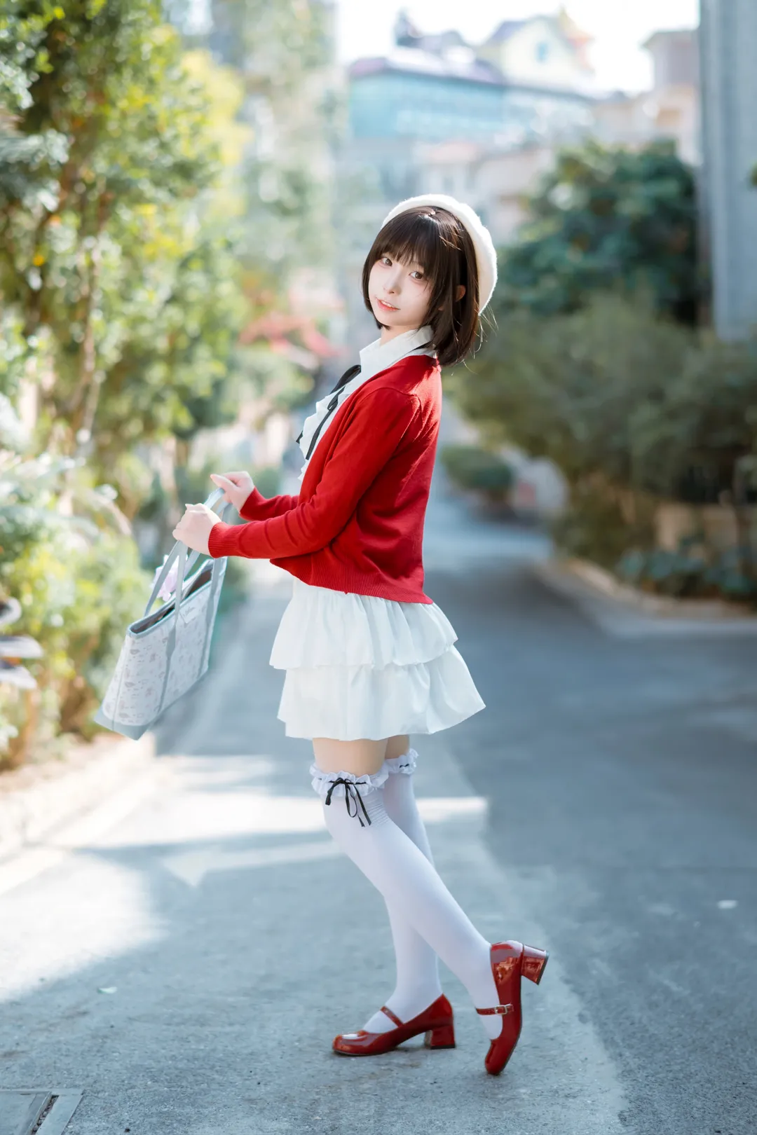加藤恵コスプレ, 冴えない彼女の育てかた, 屋外ポートレート, 日本風写真, 甘めコーデ