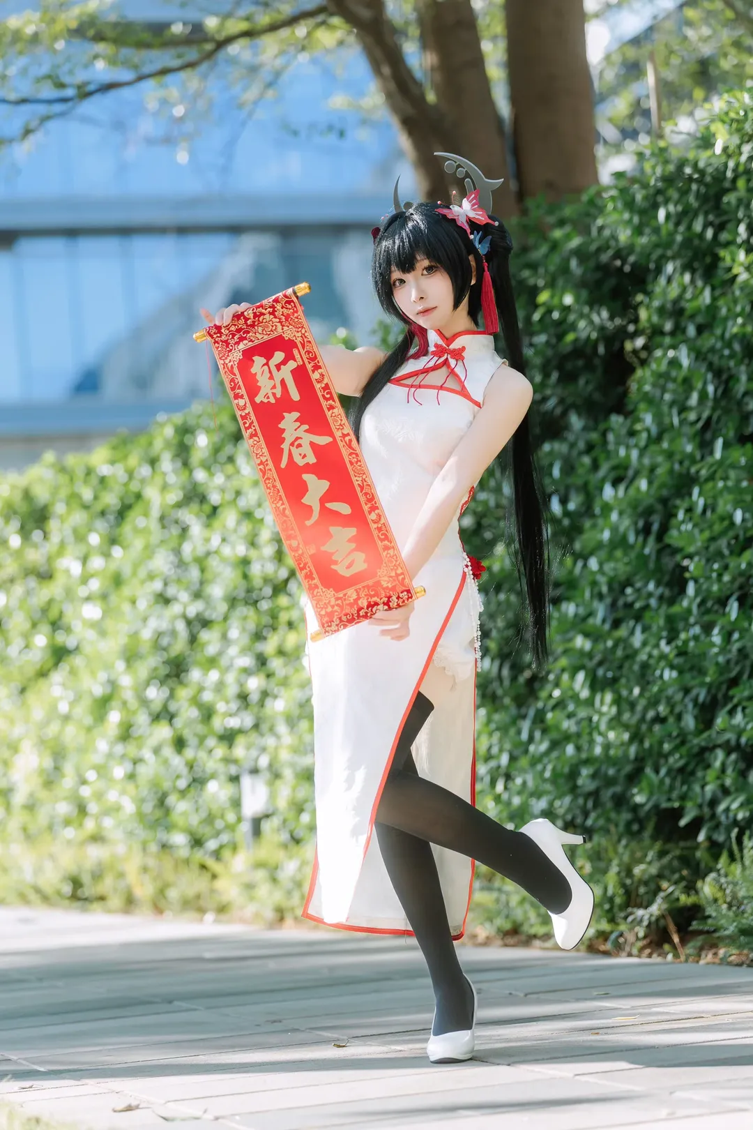蔚蓝档案, 漫展返图, 妃咲cos, 广州漫展, 旗袍cos - 第4张