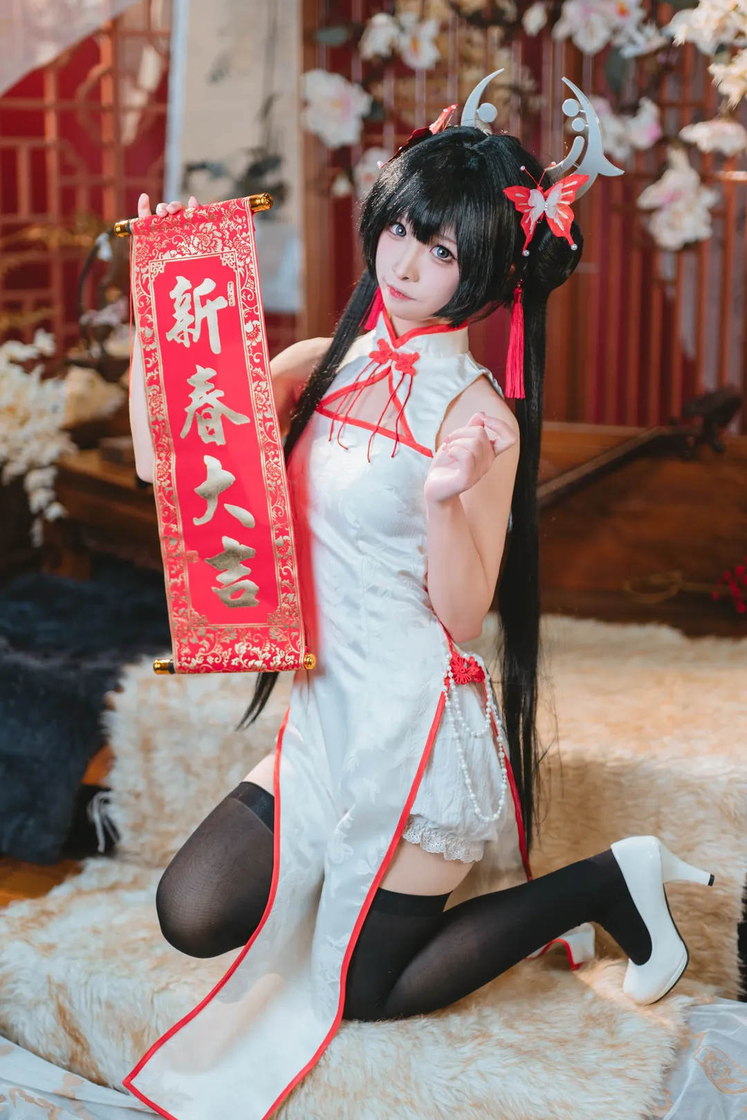 cosplay, 蔚蓝档案, cos正片, 妃咲cos, 新春贺图 - 第2张
