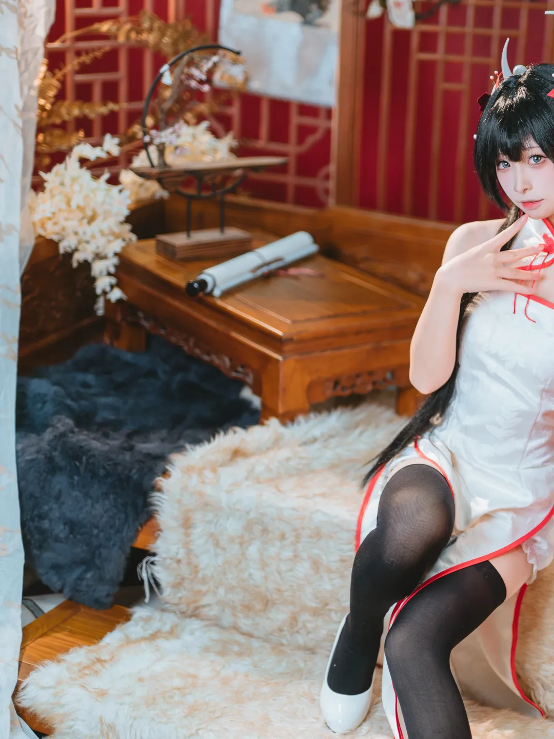 cosplay, 蔚蓝档案, cos正片, 妃咲cos, 新春贺图 - 第4张