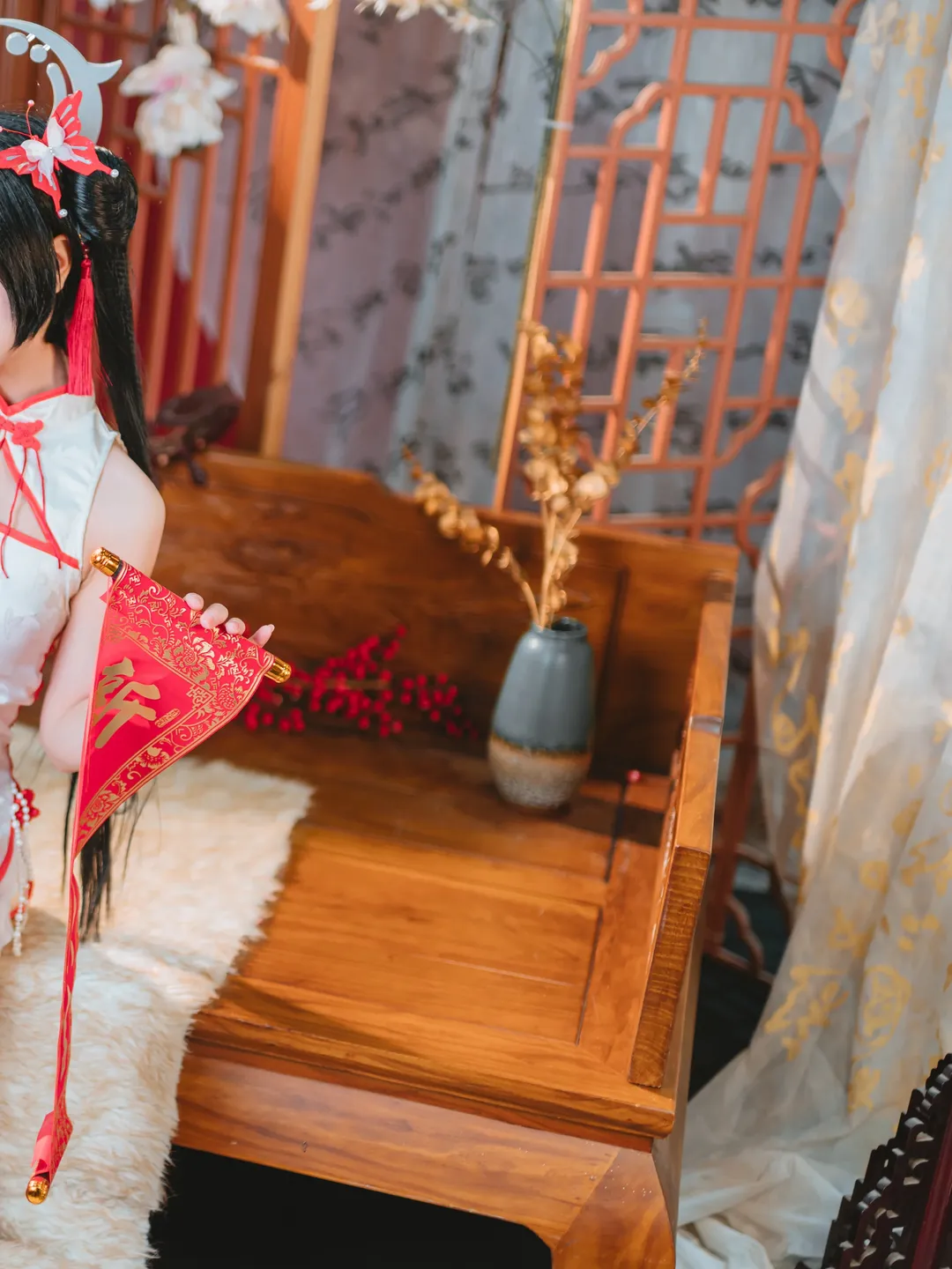 cosplay, 蔚蓝档案, cos正片, 妃咲cos, 新春贺图 - 第5张