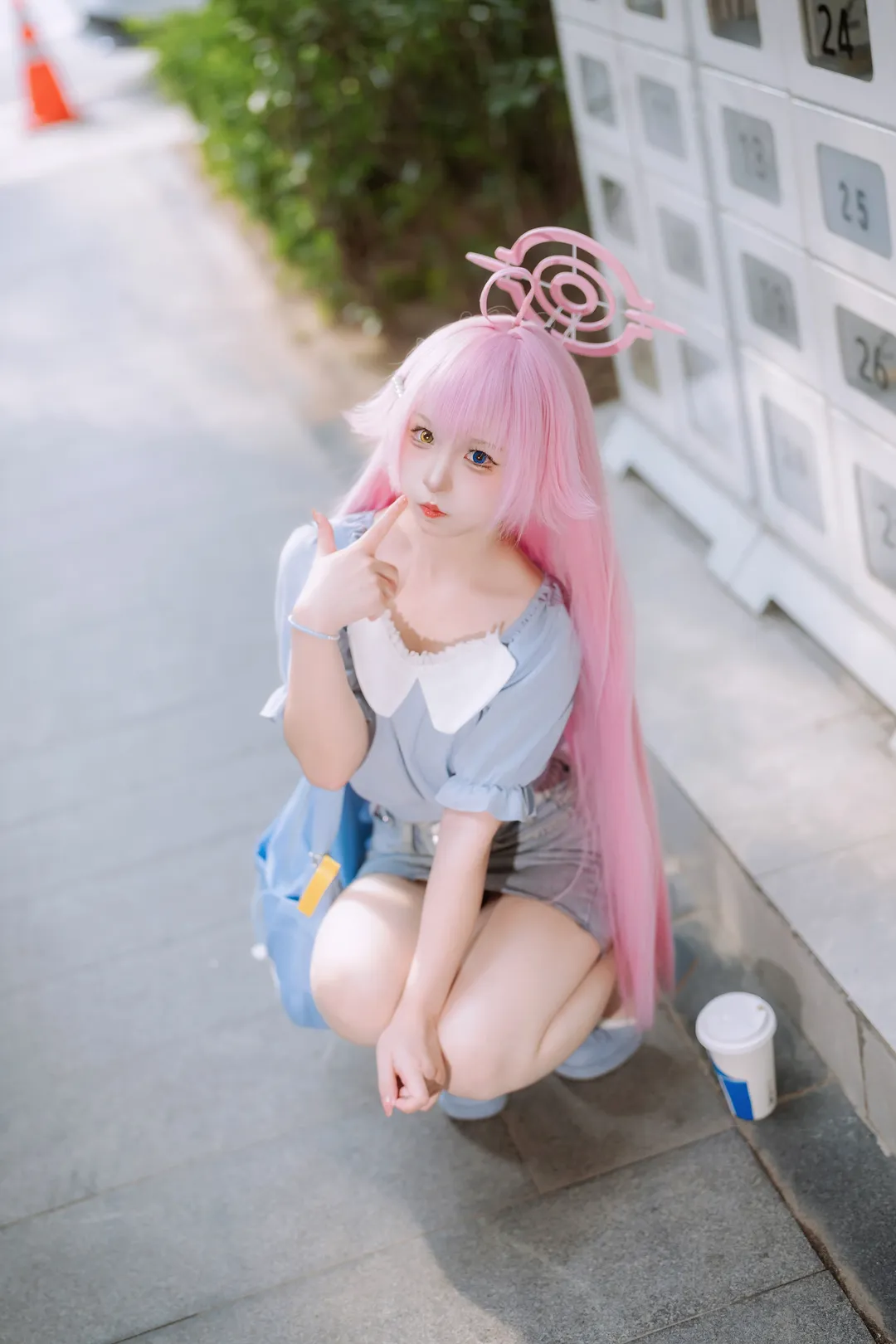 cosplay, 蔚蓝档案, 漫展返图, 小鸟游星野cos, 粉毛控 - 第2张