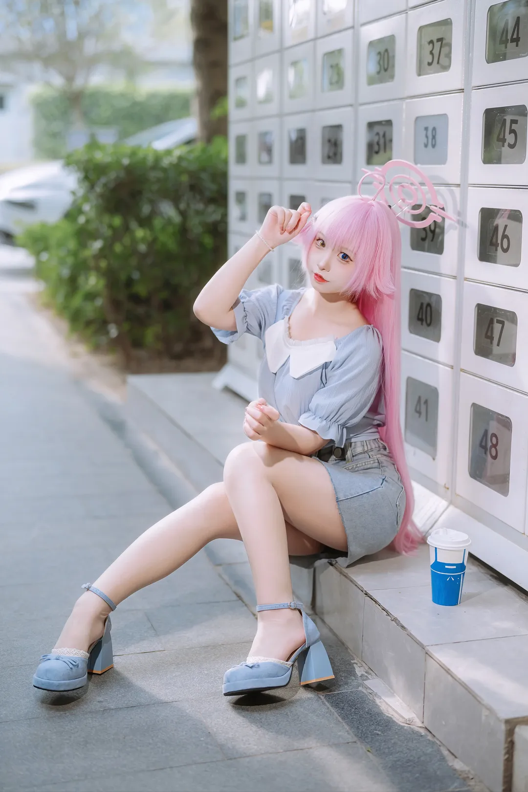 cosplay, 蔚蓝档案, 漫展返图, 小鸟游星野cos, 粉毛控 - 第3张