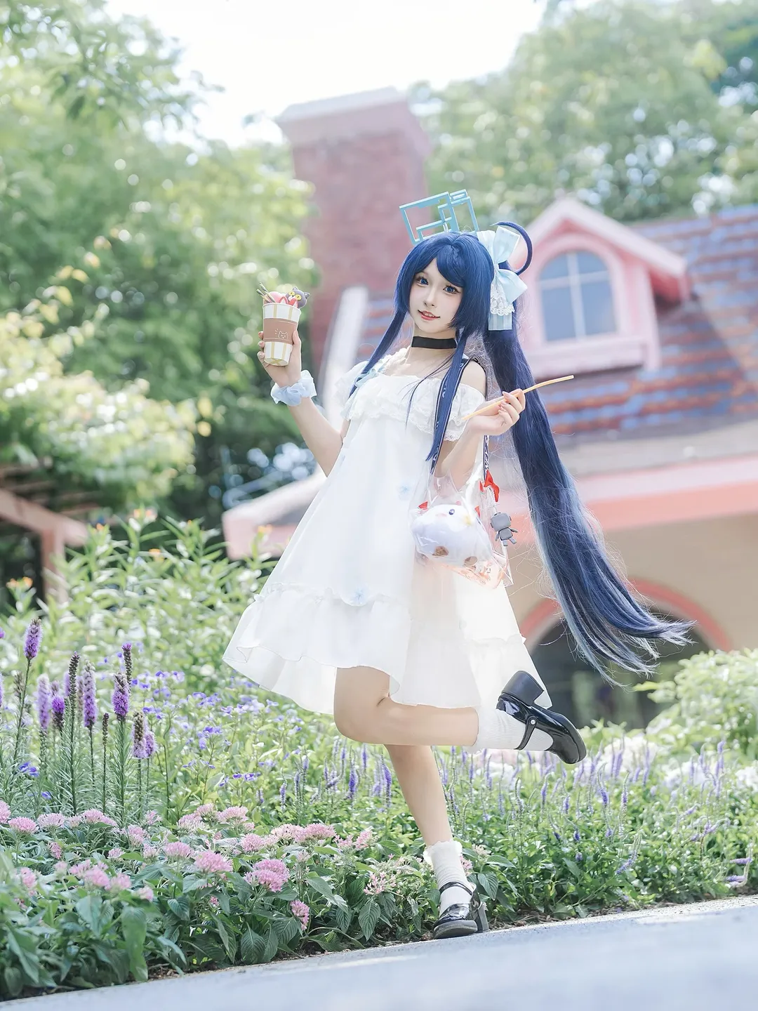 蔚蓝档案, 二次元cosplay, 天童爱丽丝cos, 六一儿童节, 白袜小皮鞋穿搭 - 第5张