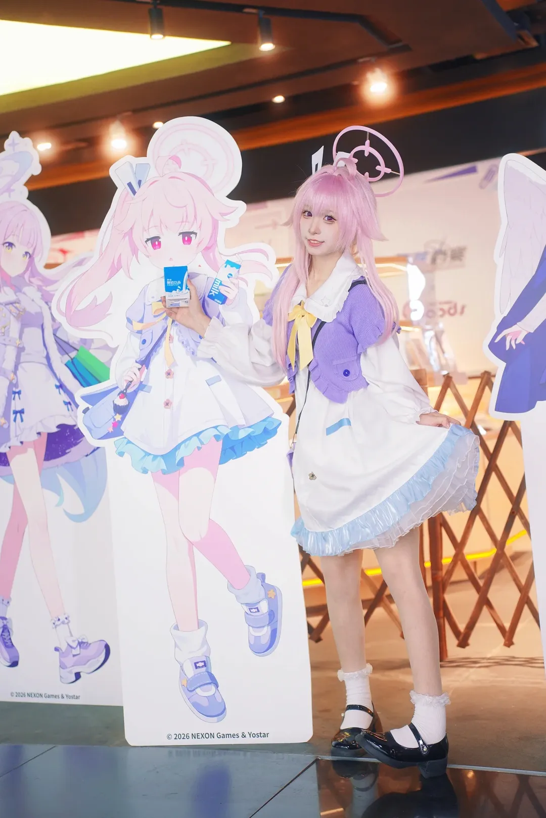 Blue Archive, Anime cosplay, Yutori Natsu cosplay, Moejam Goods Cafe, Guangzhou store exploration