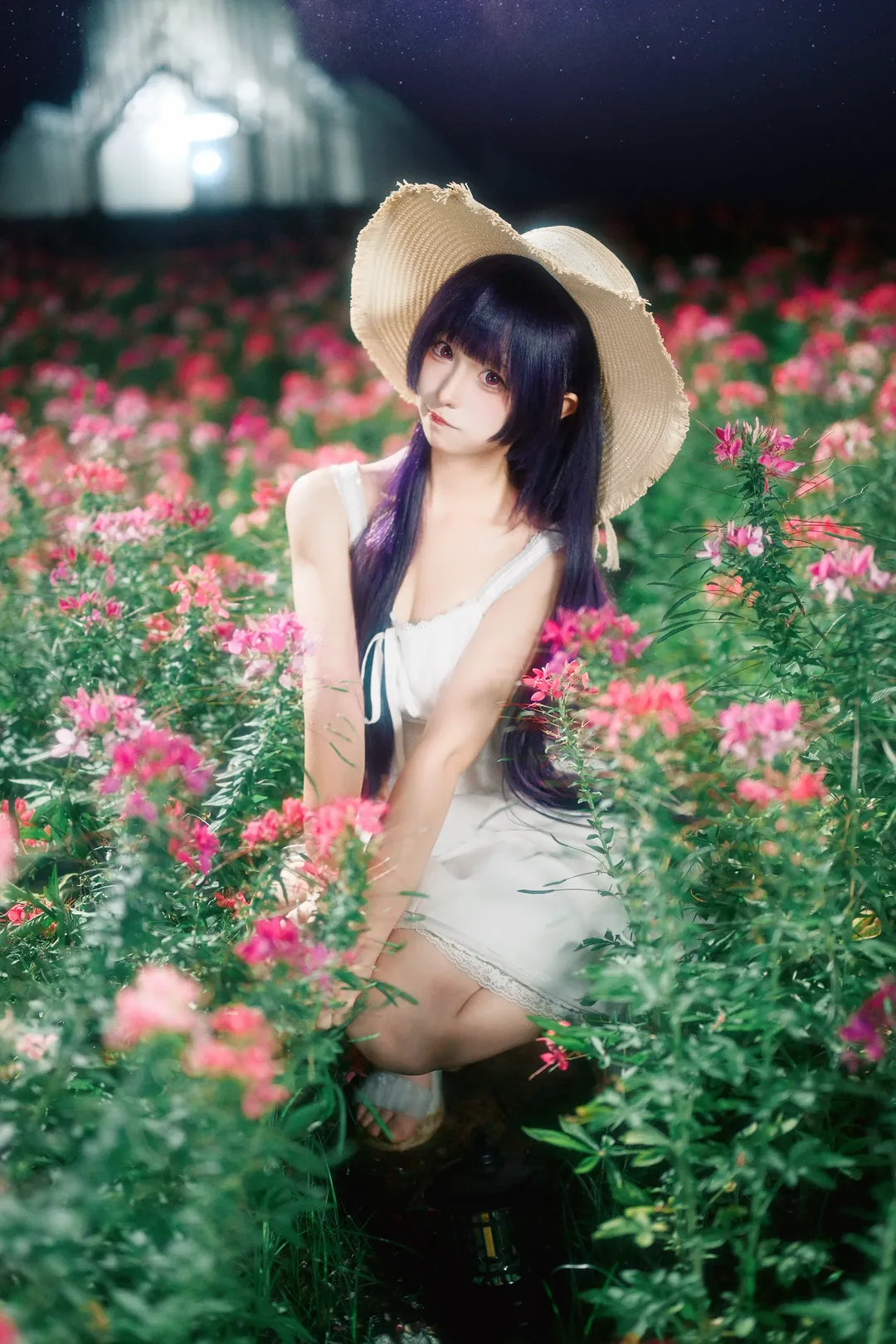 Gokou Ruri Cosplay, Night portrait, My Little Sister Can't Be This Cute, Sea of flowers photo shoot, Shooting at Xianlu Island - Image 2
