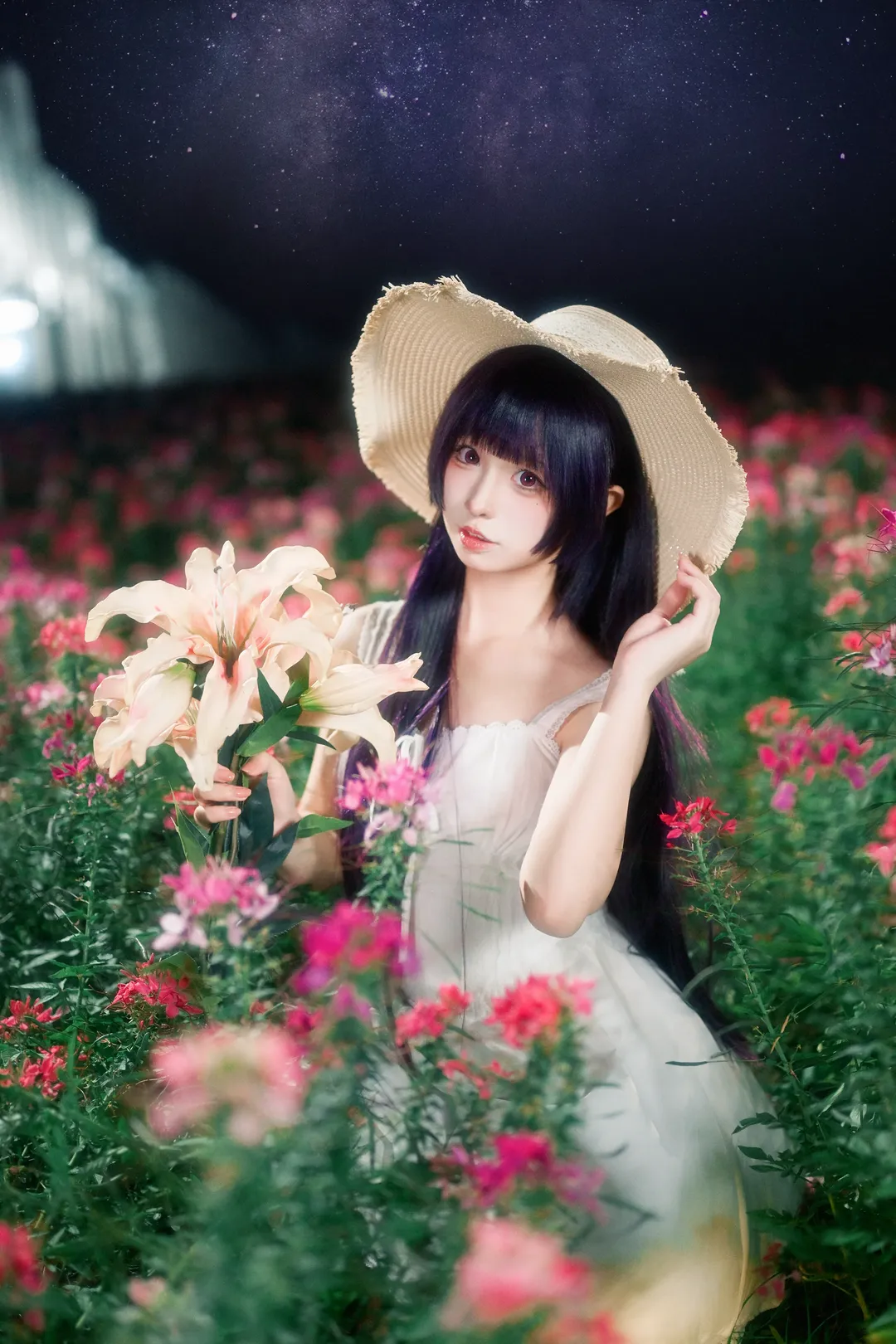 Gokou Ruri Cosplay, Night portrait, My Little Sister Can't Be This Cute, Sea of flowers photo shoot, Shooting at Xianlu Island - Image 4