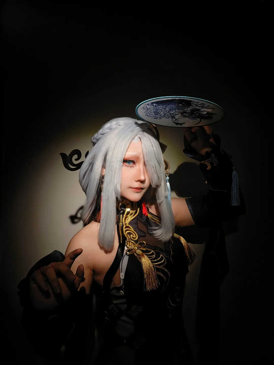 原神, 申鹤cos, cosplay摄影, 冷花幽露, 国风汉元素 - 第5张
