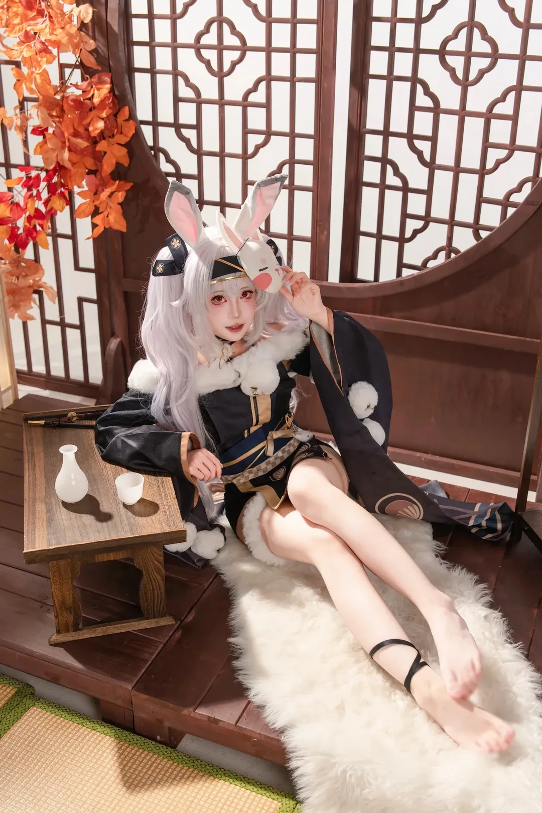 碧蓝航线, 拉菲cos, 和风cosplay, 二次元正片, 兔耳萌娘 - 第6张