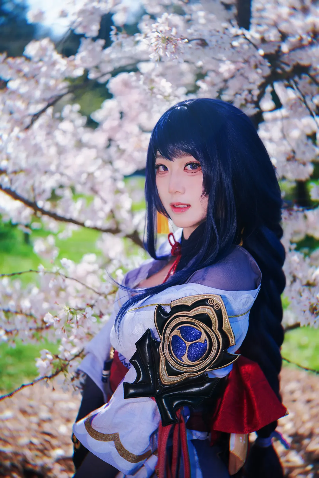 原神, 和风cosplay, 雷电影cos, 樱花cos, 雷电将军 - 第2张