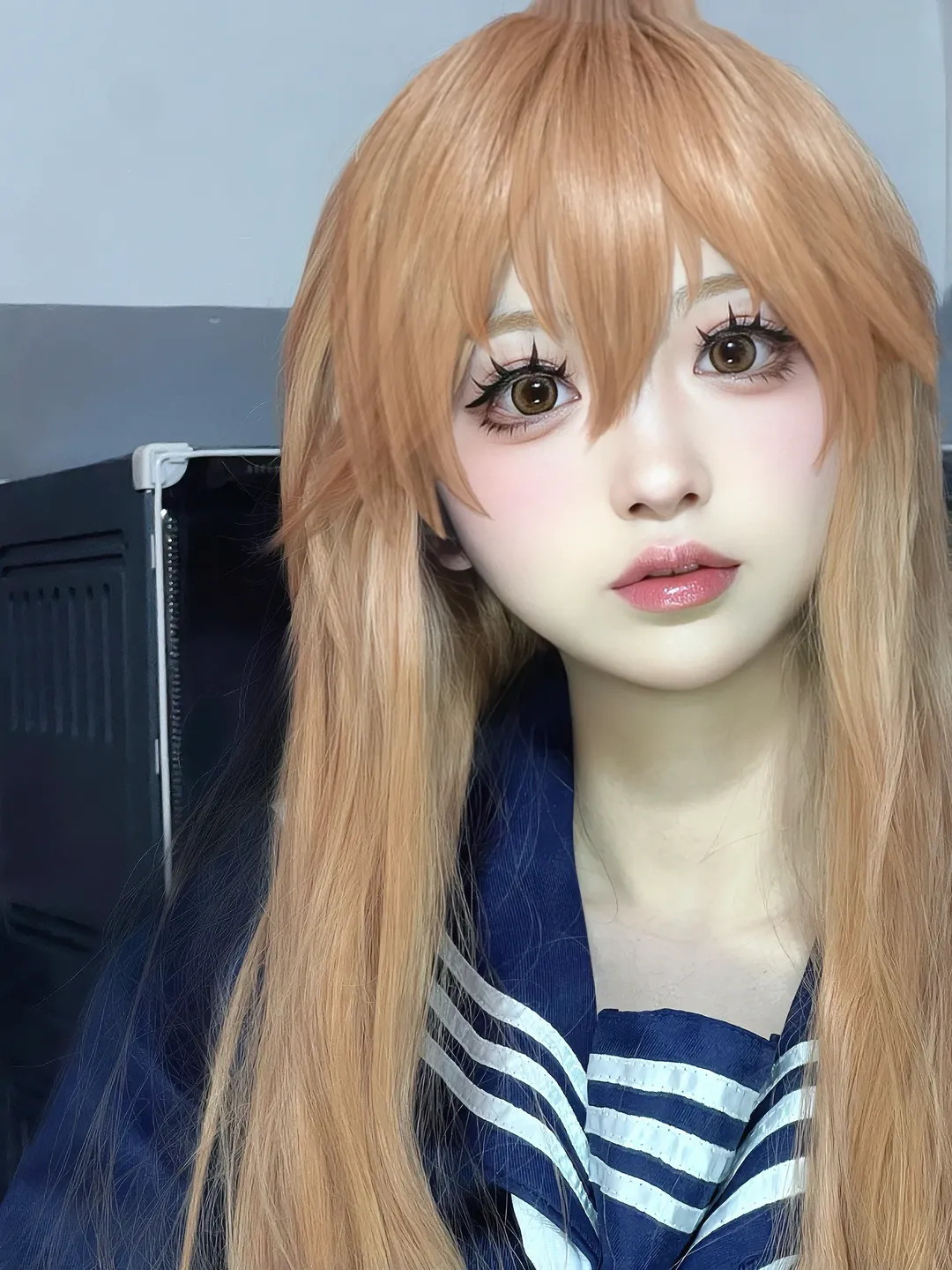 二次元cosplay, 逢坂大河cos, 龙与虎, 水手服穿搭, 日常妆造分享 - 第3张