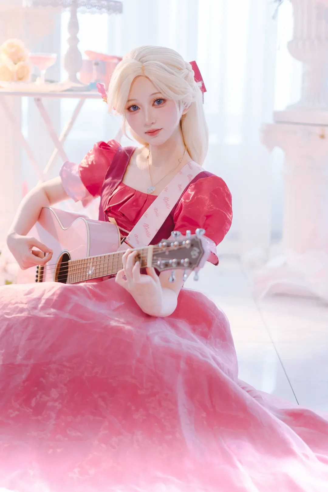 Barbie cosplay, Barbie & the Diamond Castle, Dreamy fairy tale cosplay, Guitar girl photo, Girlhood Hero Dream - Image 5