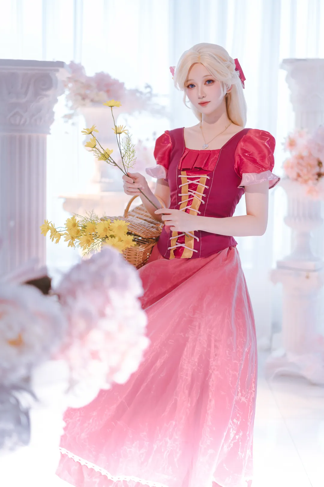 cosplay摄影, 粉色系穿搭, 吉他少女, 芭比cos, 芭比钻石城堡 - 第2张